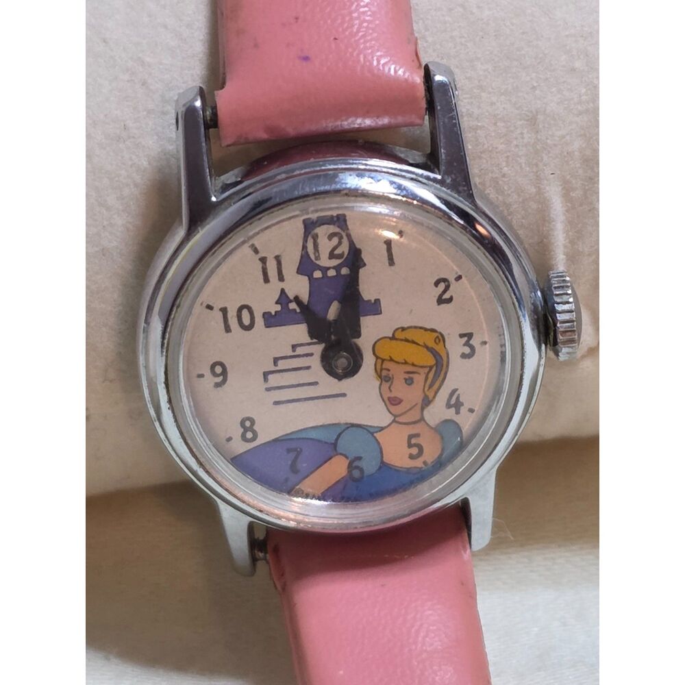 Vintage Disney Cinderella Watch-Manual Wind (Running)